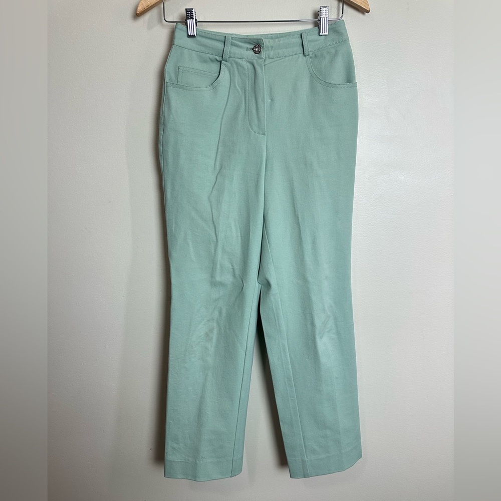 ST John Sport Size 0 Mint Green Women's Jeans